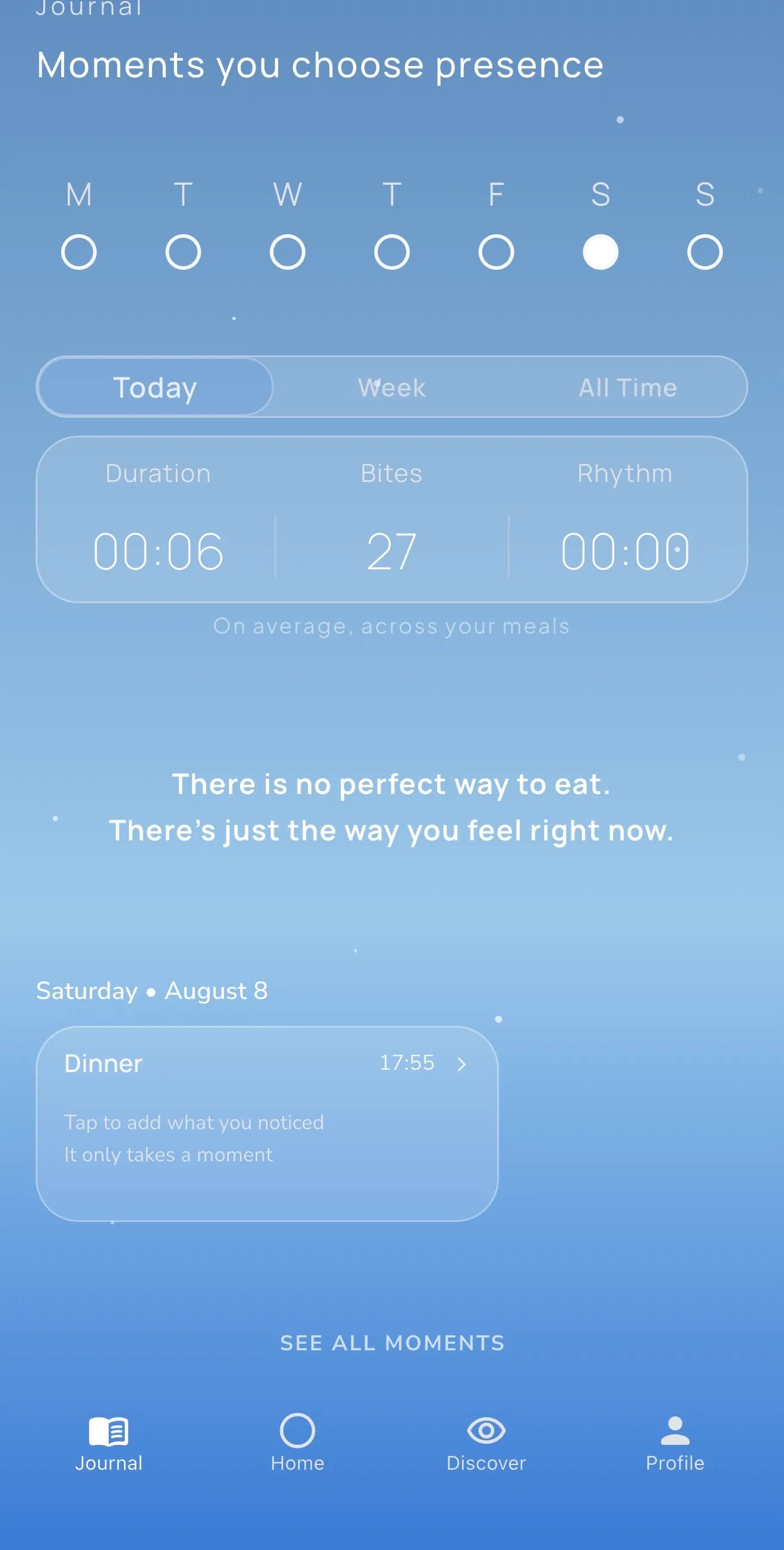 Journal of moments