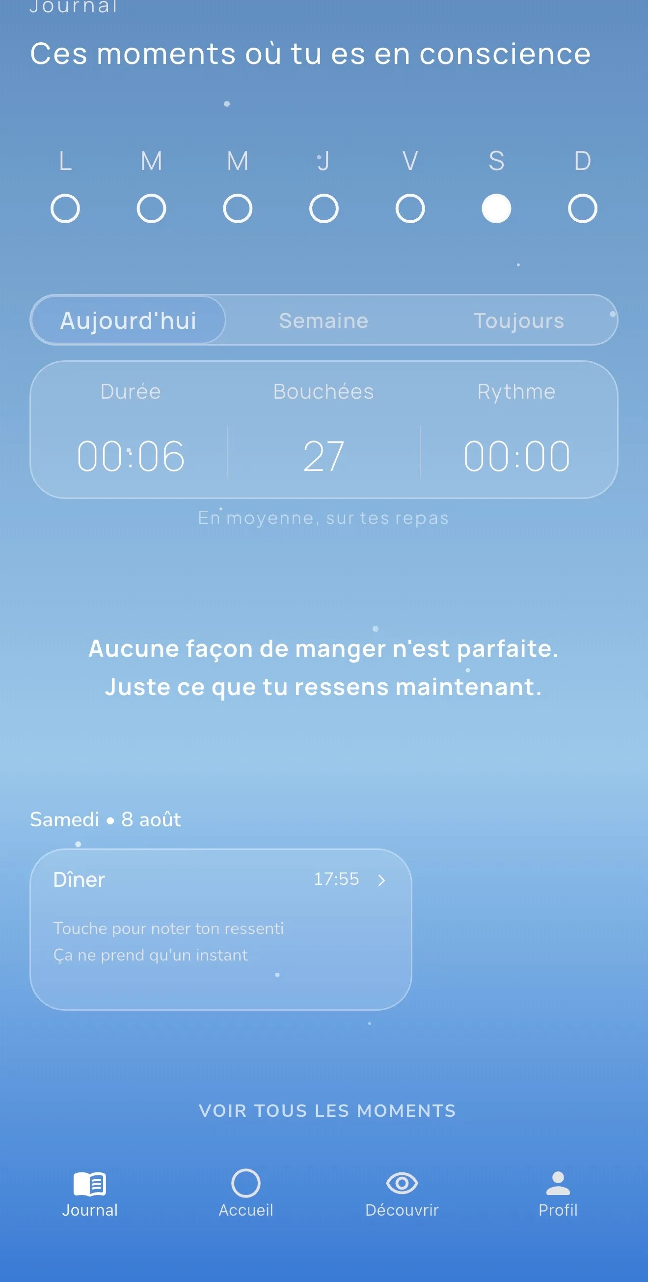 Journal des moments